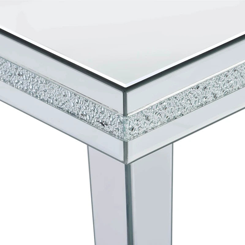Table basse miroir à hauteur réglable
