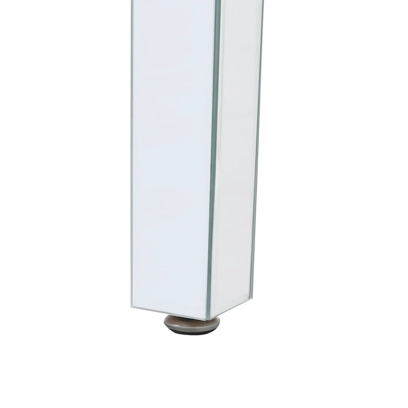 Table basse miroir à hauteur réglable