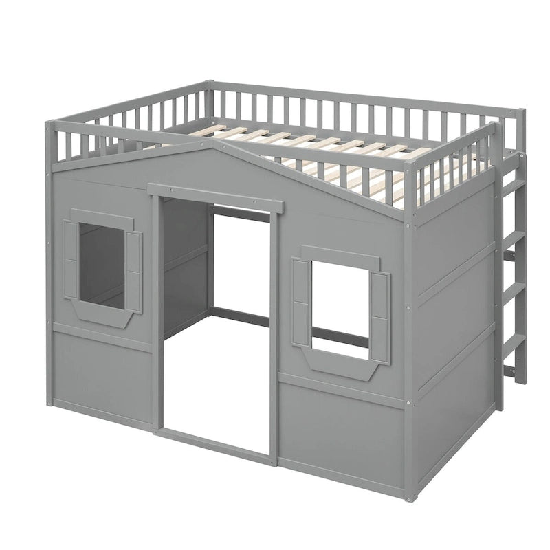 Full House Loft Bed with Gaming Area