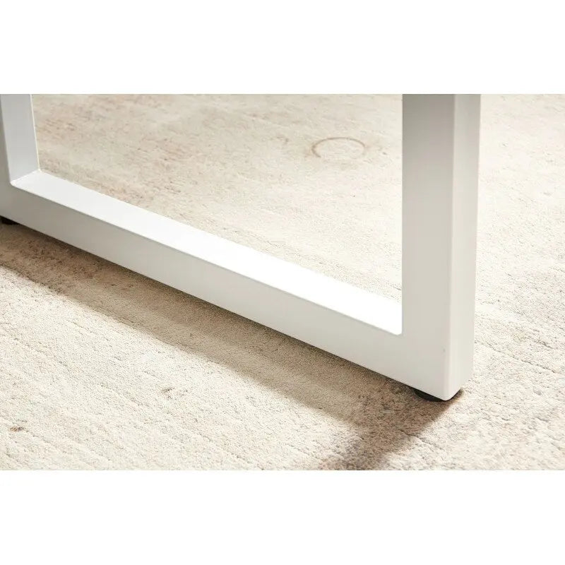70.86W Square Extendable Dining Table with Metal Leg