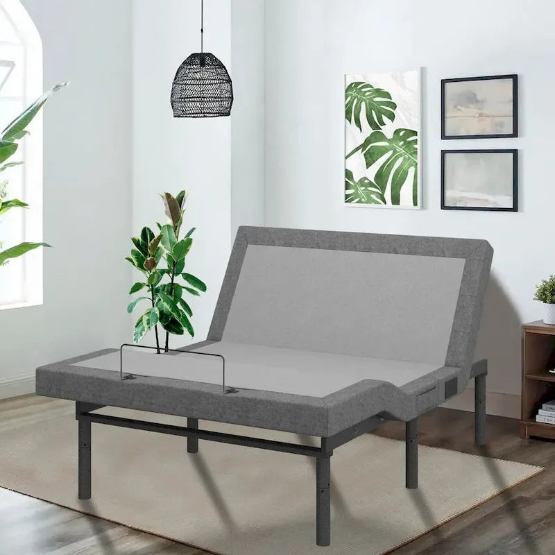 Sommier réglable avec matelas hybride en mousse de 14 pouces