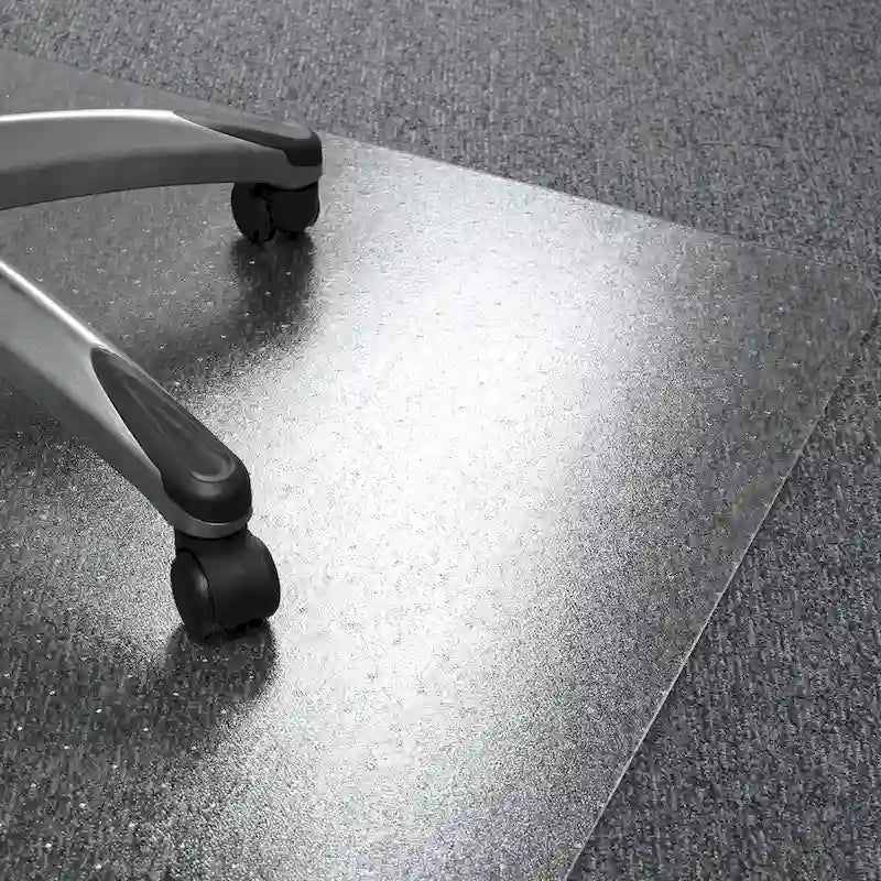 Valuemat Plus Polycarbonate Rectangular Chair Mat for Low Pile Carpets - 48 x 60