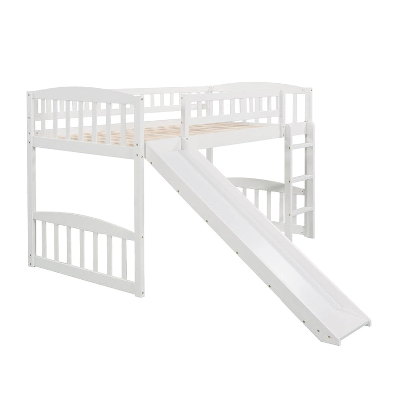 Loft Bed with Slide and Ladder