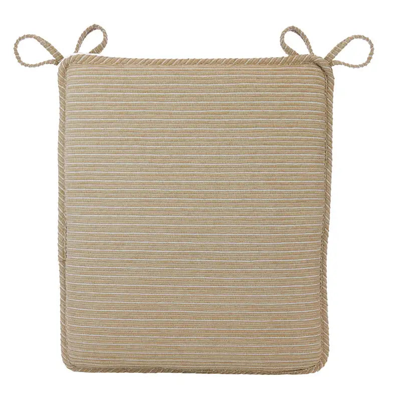 Reversible Chenille Rocking Chair Cushion Set