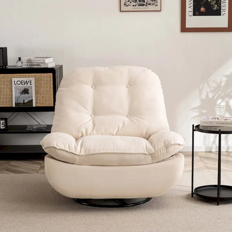 Power Swivel Recliner With USB Charger and Bluetooth Music Player