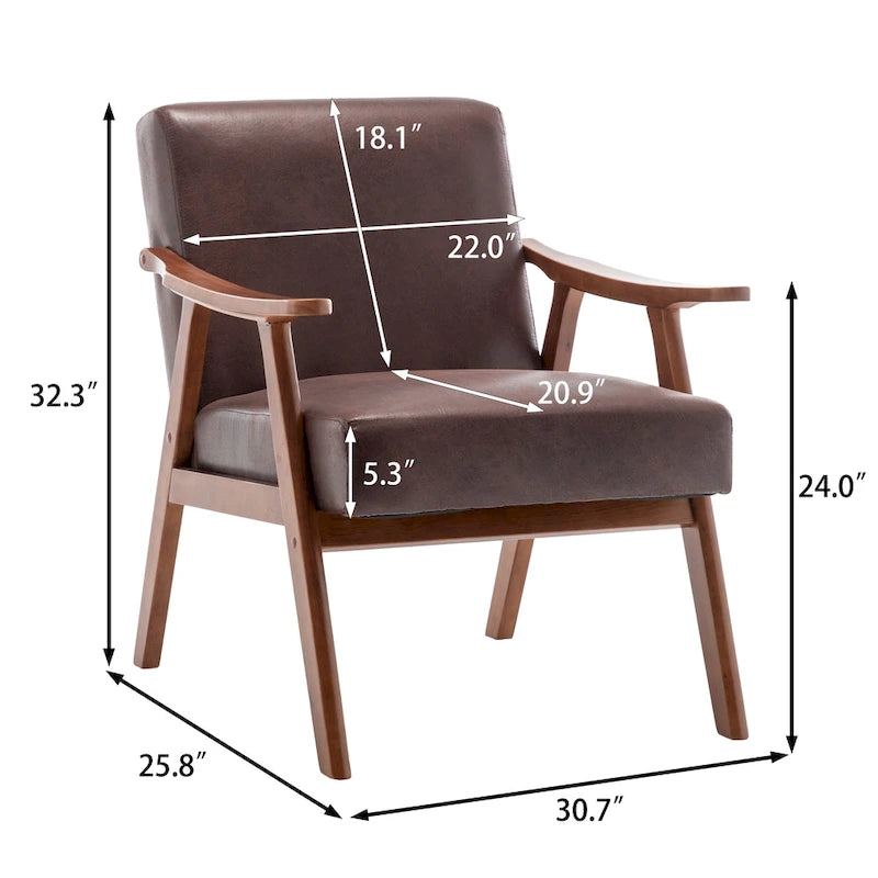 Fauteuil Mid-Century Modern, Fauteuil de salon