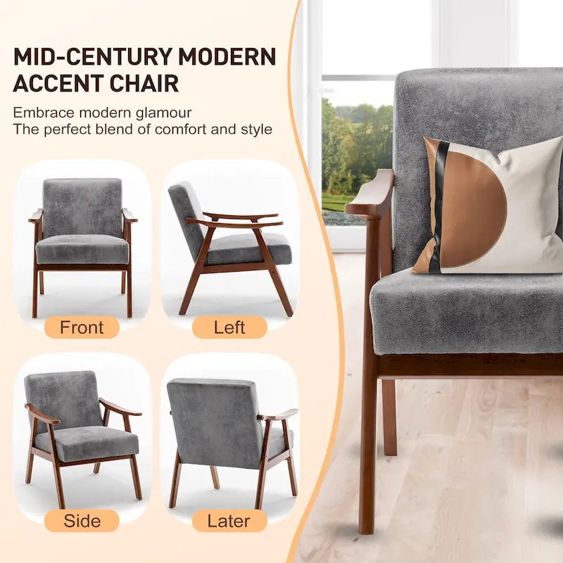 Fauteuil Mid-Century Modern, Fauteuil de salon